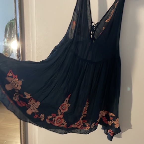 Free People Babydoll Mini Dress - Picture 4 of 6